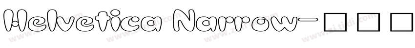 HeIvetica Narrow字体转换